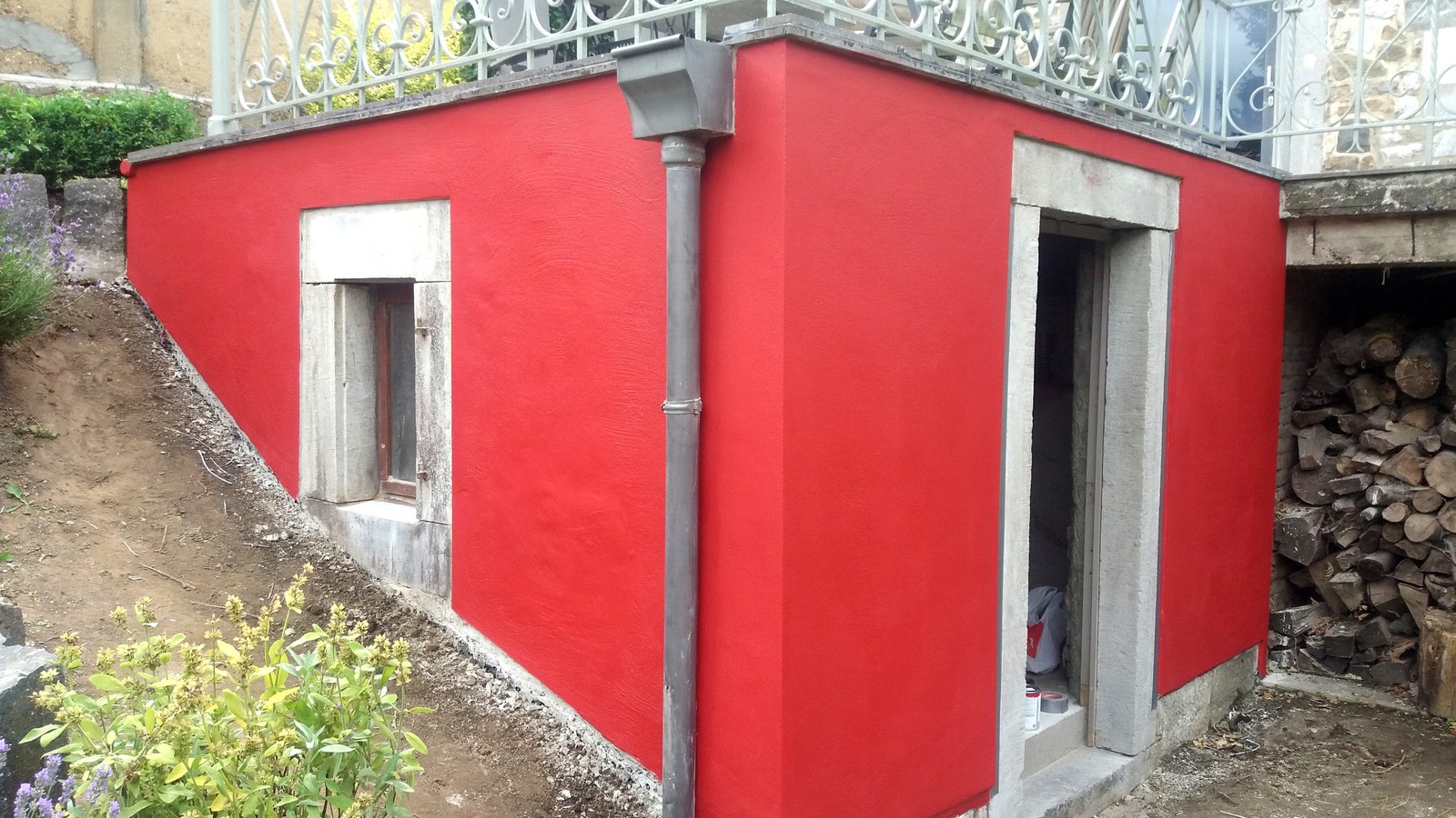 rénovation mur extérieur